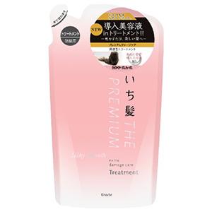 他サイト： クラシエ いち髪 ザプレミアムエクストラダメージケアトリートメントシルキースムースつめかえ340gの商品画像