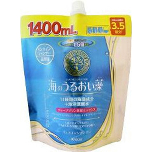 他サイト： クラシエ 海のうるおい藻 リンスインシャンプー 大容量 詰替  1.4Lの商品画像