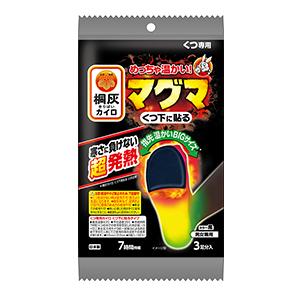 他サイト： 小林製薬 桐灰カイロ マグマ貼るくつ下 3足の商品画像