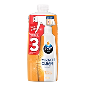 他サイト： P&G ジョイミラクルクリーン泡スプレー食器用洗剤 フレッシュシトラス つめかえ3回分690mlの商品画像