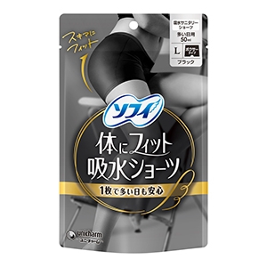 他サイト： ユニチャーム ソフィ 体にフィット吸水ショーツ Lサイズ1枚の商品画像