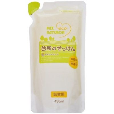 他サイト： 太陽油脂 パックスナチュロン 台所のせっけん つめかえ用 450mlの商品画像