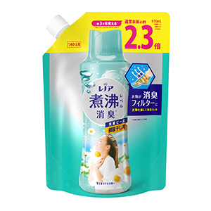 他サイト： P&G レノア煮沸レベル消臭抗菌ビーズ 部屋干し 花とおひさまの香りつめかえ特大970mlの商品画像