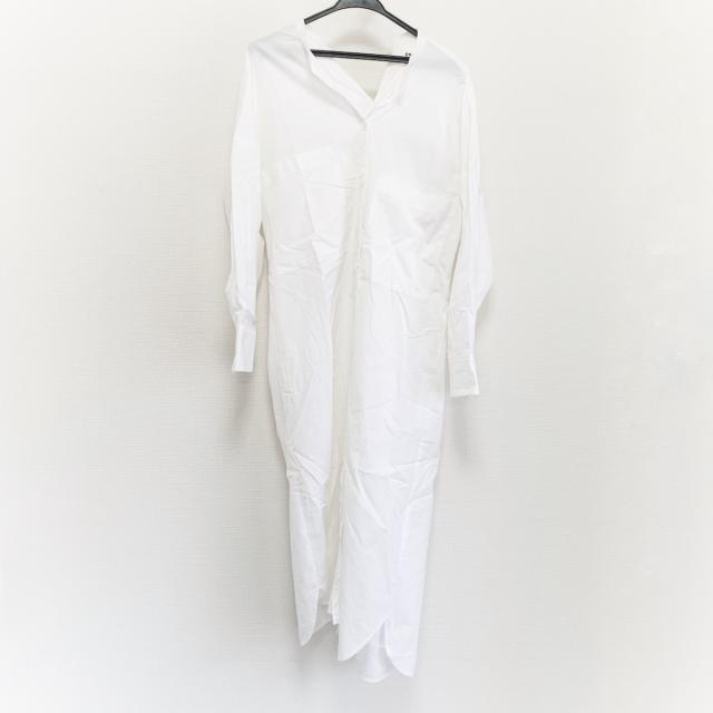 エンフォルド Enfold ワンピース サイズ38 M レディース 美品 白 レギュラーカラー 長袖 マキシ丈 シャツワンピ 中古 の通販はau Pay マーケット ブランディア Au Pay マーケット店