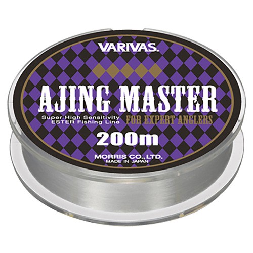 他サイト： バリバス バリバス アジングマスター 200m クリア(0.4号) VARIVAS エステルライン バリバス アジングマスター の商品画像