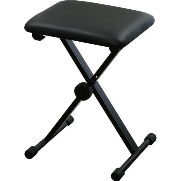 他サイト： キクタニ KB-60 スチール製X 型キーボード用イス(ブラック)KIKUTANI[KB60キクタニ] 返品種別Aの商品画像