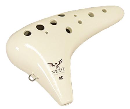 他サイト： ナイト CLASSIC-ACI-アイボリ- クラシック オカリナ アルトC(アイボリー)NIGHT OCARINA[CLASSIの商品画像
