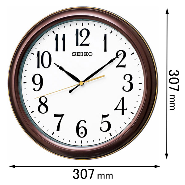 他サイト： セイコー 電波掛け時計 KX234B[KX234B] 返品種別Aの商品画像