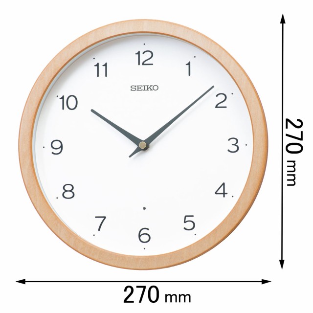 他サイト： セイコー 電波掛け時計SEIKO 電波掛け時計 KX-267-B[KX267B] 返品種別Aの商品画像