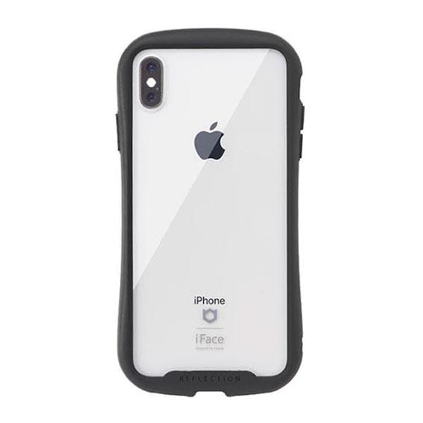 他サイト： Hamee 41-907153 iPhone XS/X用 iFace REFLECTION 強化ガラスクリアケース(ブラック)[の商品画像