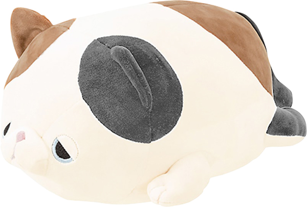 他サイト： りぶはあと(LIV HEART) 08-313584 マシュマロアニマル ボルスター(ゆず)ミケネコ[08313584] 返品種の商品画像