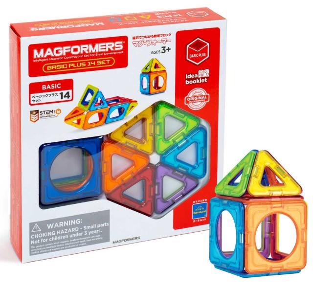 他サイト： ボーネルンド マグ・フォーマー ベーシックプラスセット 14ピース【MF715013】  返品種別Bの商品画像