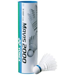 他サイト： ヨネックス バドミントン ナイロンシャトル メイビス2000P (6ヶ入り・SLOW) MAVIS2000 シャトルコック YOの商品画像