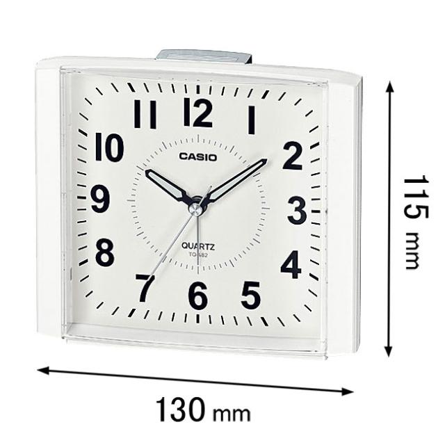 他サイト： カシオ 目覚まし時計CASIO TQ-482-7JF[TQ4827JF] 返品種別Aの商品画像