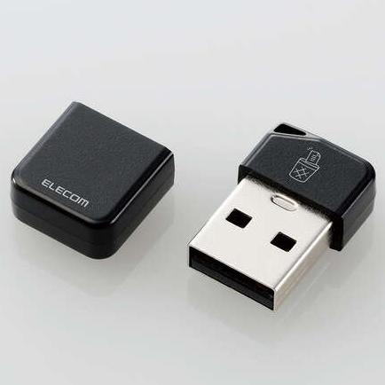 他サイト： エレコム|ELECOM MF-USB3032GBK USB3.2(Gen1)対応 誤消去防止ソフト対応メモリ 32GB(ブラックの商品画像