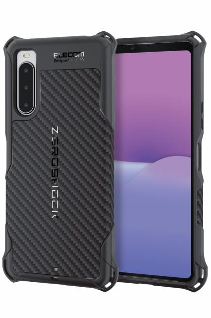 他サイト： エレコム PMWX232ZEROGBK Xperia 10 V(SO-52D/SOG11/SoftBank)用 ハイブリッドケーの商品画像