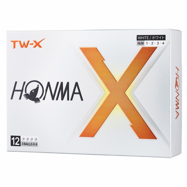 他サイト： 本間ゴルフ BT2402-WH TW-X ゴルフボール 2024年モデル 1ダース 12個入り(ホワイト)HONMA GOLF[の商品画像