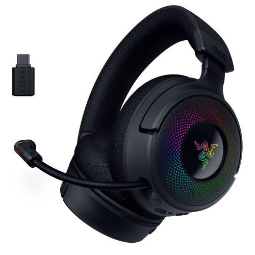 他サイト： Razer 【国内正規品】Razer Chroma RGB対応ワイヤレスゲーミングヘッドセット Kraken V4  RZ04-の商品画像