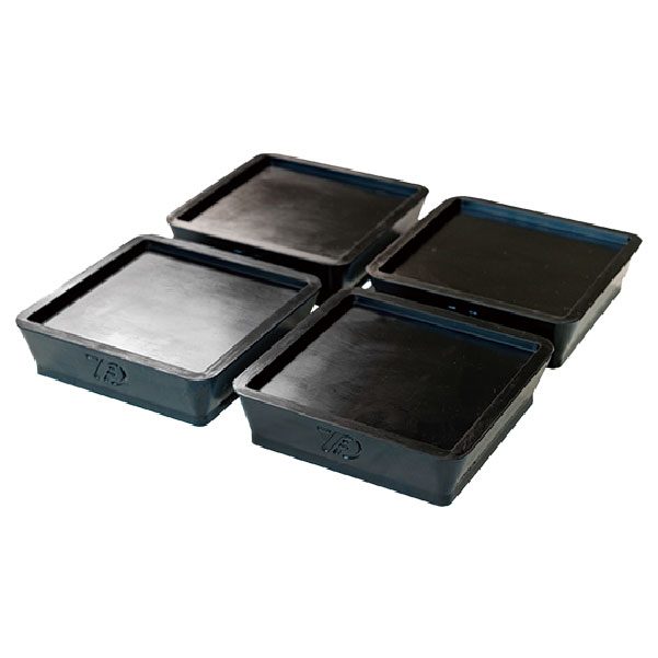 他サイト： タツフト TFI-5515 洗濯機用 高さ調整ゴムマット(25mm) 4個入り[TFI5515] 返品種別Aの商品画像