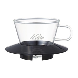 他サイト： カリタ #05045ガラスドリツパ155 ガラスドリッパー ブラックkalita[05045ガラスドリツパ155] 返品種別Aの商品画像