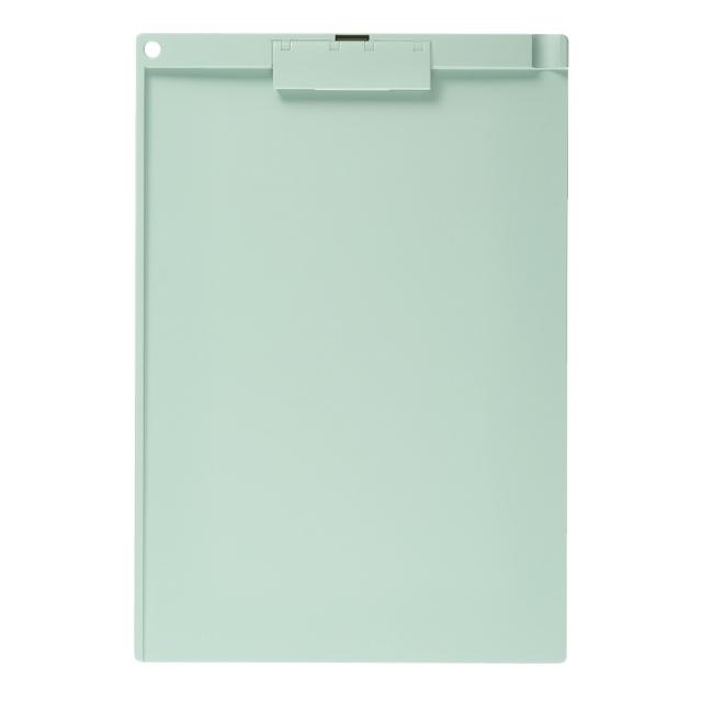 他サイト： コクヨ ヨハ-US78G クリップボード(薄型・静音) A4短辺とじ(グリーン)[ヨハUS78G] 返品種別Aの商品画像