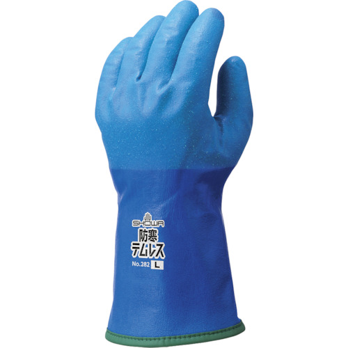 他サイト： ショーワグローブ NO282R-L 防寒手袋 No282防寒テムレス ブルー(Lサイズ)SHOWA[NO282RL] 返品種別Bの商品画像