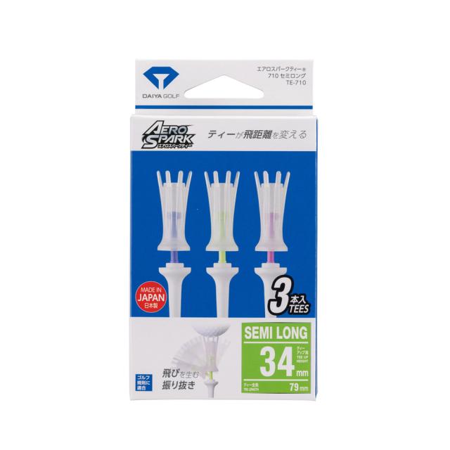 他サイト： ダイヤ TE-710 エアロスパークティー710 セミロングタイプ (3本入)DAIYA[TE710ダイヤ] 返品種別Aの商品画像