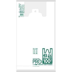 他サイト： 日本サニパック Y8HW Y-8H レジ袋 乳白 45/45号 100枚入東日本45号・西日本45号[Y8HWサニパツク] 返品の商品画像