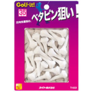 他サイト： ライト T-522 シェルパック アイアンティー 35mm(ホワイト)Golf it![T522] 返品種別Aの商品画像