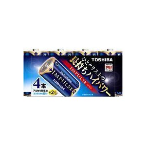 他サイト： 東芝 LR-14H-4MP アルカリ乾電池単2形 4本パックTOSHIBA IMPULSE[LR14H4MP] 返品種別Aの商品画像