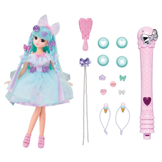 他サイト： タカラトミー リカちゃん キラっとカラチェン ジェラートリカちゃん  返品種別Bの商品画像