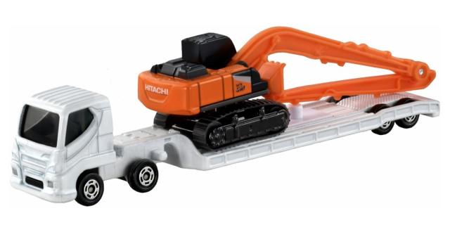 他サイト： タカラトミー トミカ No.143 日立建機 油圧ショベル ZX210-7 SLFと重機搬送車トミカ  返品種別Bの商品画像