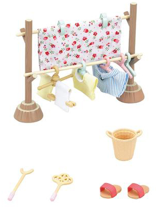 他サイト： エポック社 シルバニアファミリー ものほしセット【カ-610】シルバニアファミリー  返品種別Bの商品画像