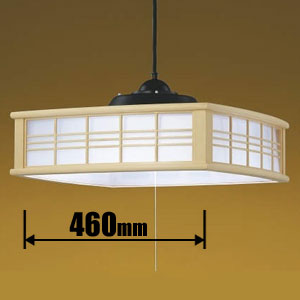 他サイト： コイズミ BP180673P 4.5畳〜6畳用 LED和風ペンダント【コード吊】KOIZUMI[BP180673P] 返品種別Aの商品画像