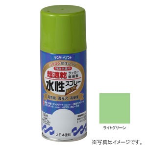 他サイト： サンデーペイント #261581 水性ラッカースプレーMAX ライトグリーン 150ml[261581] 返品種別Bの商品画像