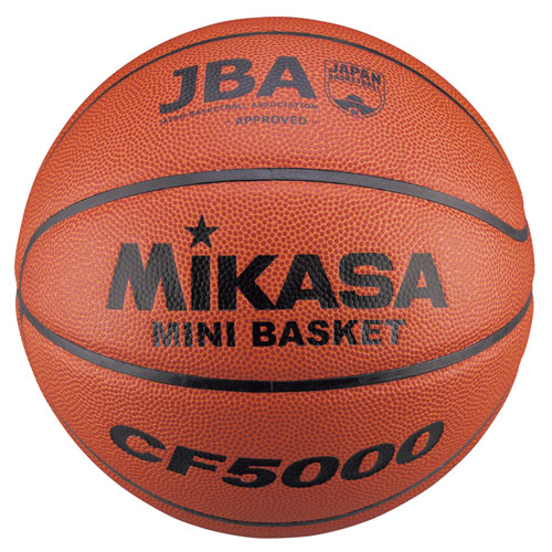 他サイト： ミカサ CF5000 バスケットボール 5号球 (人工皮革)MIKASA(ブラウン)[CF5000] 返品種別Aの商品画像