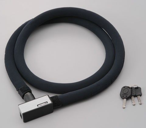 他サイト： デイトナ 97662 ストロンガー スチールリンクロック キーロックタイプシルバー(1800mm)DAYTONA[97662] の商品画像