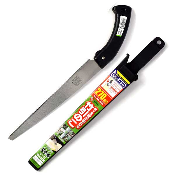 他サイト： 石鋸工業 INK-0626 サヤ付替刃式鋸 竹引のこ 270mm[INK0626] 返品種別Bの商品画像