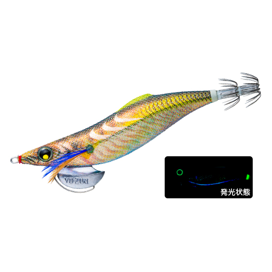 他サイト： YO-ZURI A1775-BLGA アオリーQ LC スロー3.5号(5 BLGA/ブルー夜光ゴールドリアルアジ)ヨーヅリ 餌の商品画像