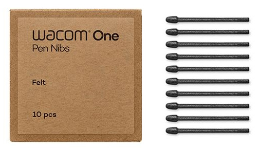 他サイト： WACOM ACK24919Z Wacom Oneスタンダードペン用  フェルト芯(10本)[ACK24919Z] 返品種別Aの商品画像