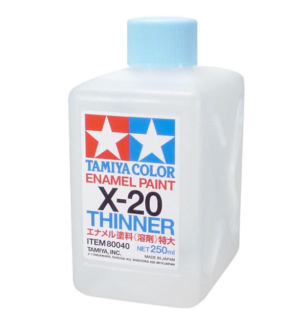 他サイト： タミヤ タミヤカラー エナメル溶剤特大(X-20 250ml)【80040】塗料  返品種別Bの商品画像