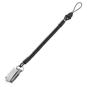他サイト： エレコム P-STCM50BK スマートフォン用クリップストラップ メタル 50cm(ブラック)[PSTCM50BK] 返品種別の商品画像