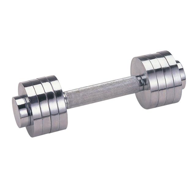 他サイト： カワセ KW-764(カワセ) クロームダンベル 5kg鉄人倶楽部[KW764カワセ] 返品種別Aの商品画像