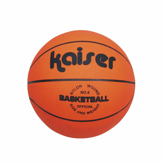 他サイト： カワセ KW-492(カワセ) キャンパスバスケットボール 5号(ゴム)Kaiser カイザー[KW492カワセ] 返品種別Aの商品画像