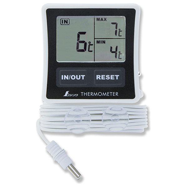 他サイト： シンワ測定 73042 冷蔵庫用デジタル温度計 A 最高・最低 隔測式[73042シンワ] 返品種別Bの商品画像