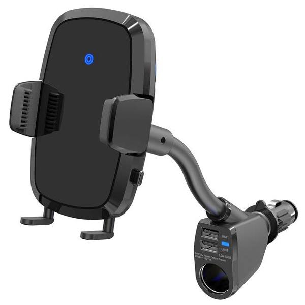 他サイト： ペルシード PPH2046 自動開閉ワイヤレス充電ホルダーフレキシブルBKPellucid[PPH2046] 返品種別Aの商品画像
