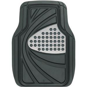 他サイト： BONFORM 6449-01SI カーマット デザインラバーマット 48x65cm フロント1枚 軽・普通車用 (シルバー)ボの商品画像