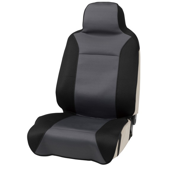 他サイト： BONFORM 4117-10GY シートカバー ドライニット 前席用 1枚 (グレー)[411710GY] 返品種別Aの商品画像