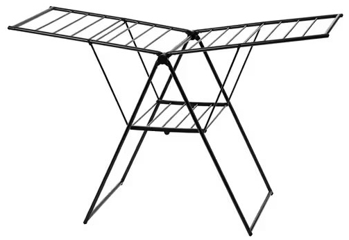 他サイト： アイリスオーヤマ KTSM-157ブラツク 多機能スタイル物干し(ブラック)IRIS[KTSM157ブラツク] 返品種別Aの商品画像