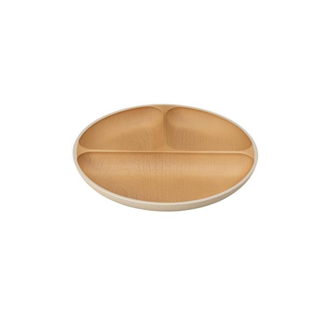 他サイト： earth color(アースカラー) BF023789-1A-2C 抗菌 ランチプレート(アイボリー・サイズ:S)[BF023の商品画像